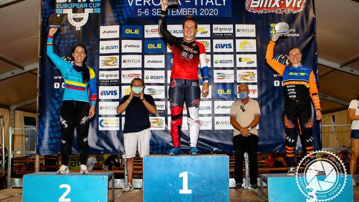 Mariana Pajón, segunda en su primera competencia post-COVID-19