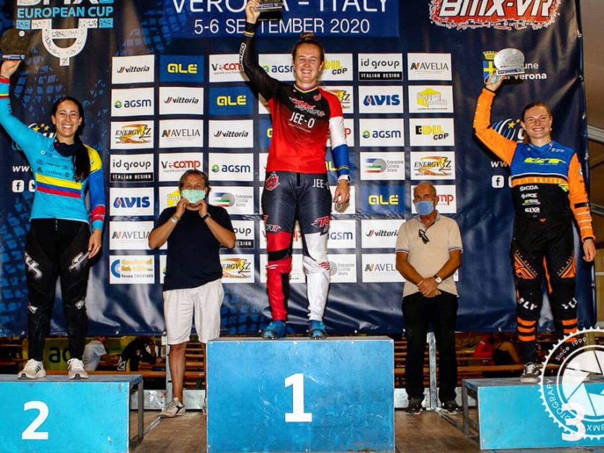 Mariana Pajón, segunda en su primera competencia post-COVID-19