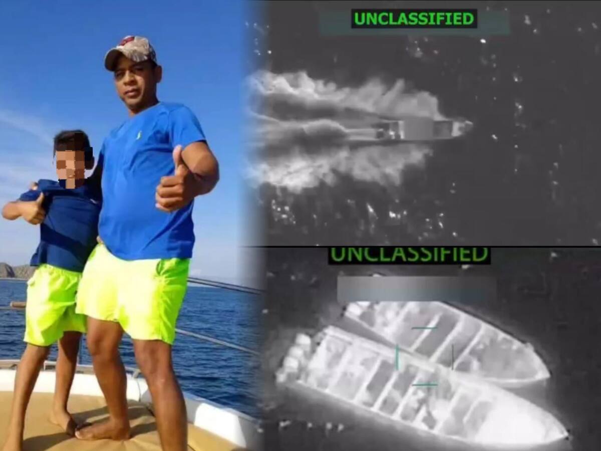 Familia colombiana presenta primera denuncia formal contra ataques de EE.UU. a supuesta narcolancha