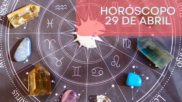 Cristales curativos para la salud sobre un círculo con los signos del zodiaco (GettyImages)