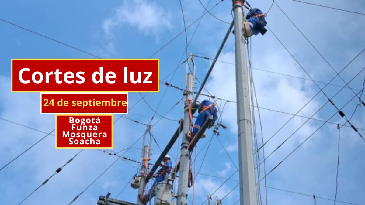 Cortes de luz en Bogotá y municipios aledaños este 24 de septiembre | Enel Colombia