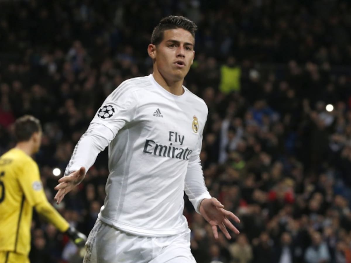 Zidane elogia a James tras gol en Champions