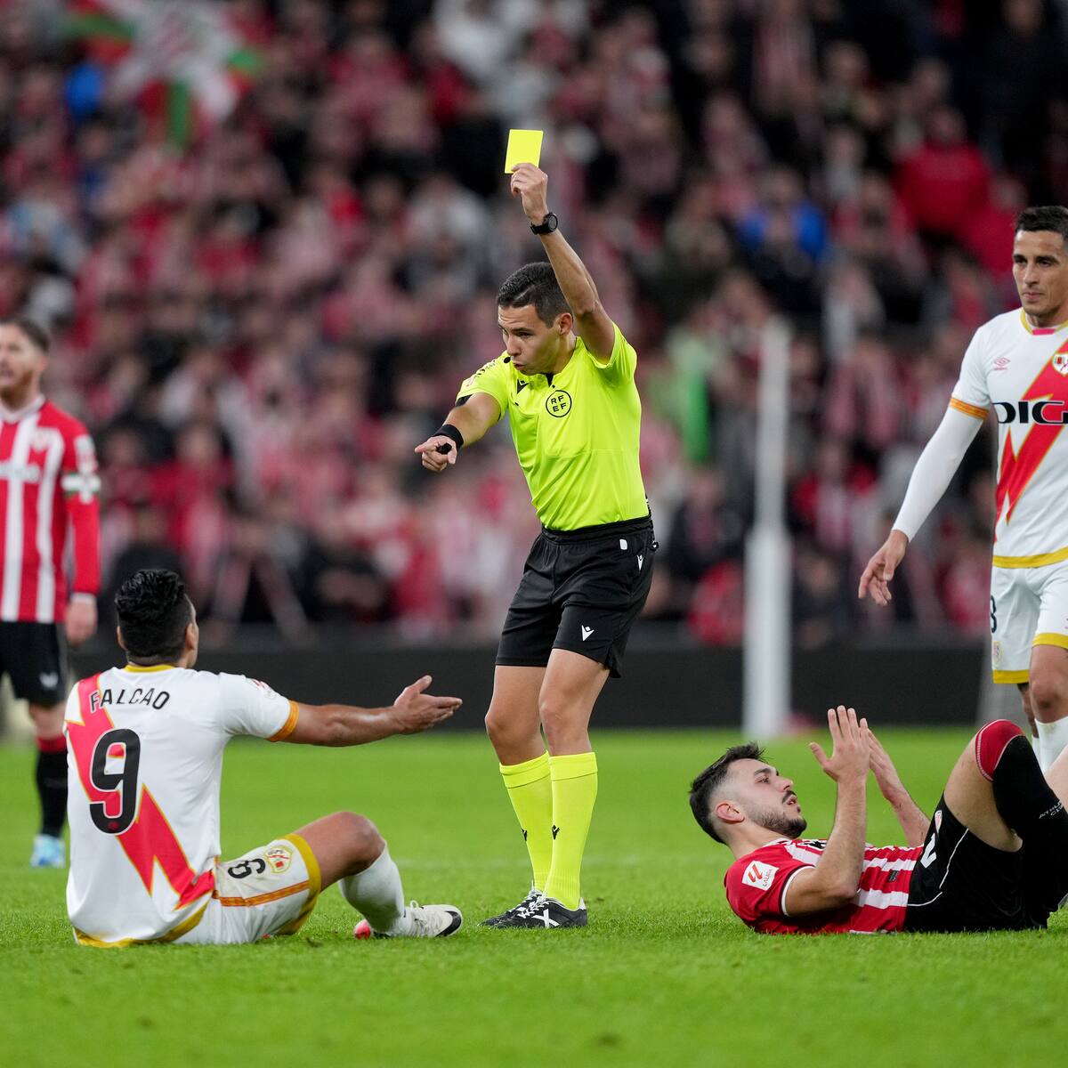 Falcao sumó minutos en dura derrota del Rayo Vallecano ante el Athletic Bilbao