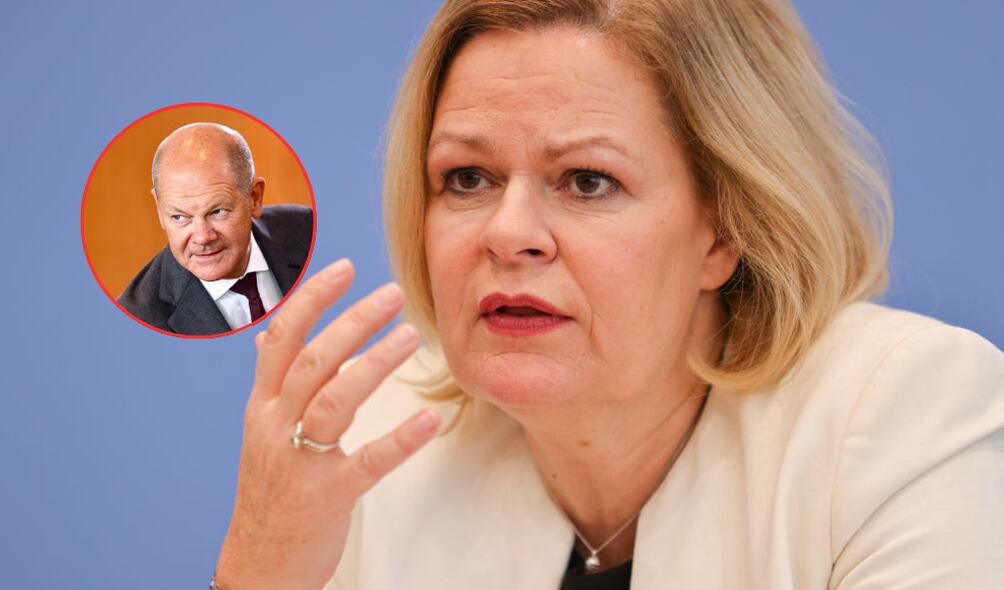 La ministra del interior alemana afirma positivo balance frente a cifras de migración irregular, desde el inicio del gobierno del canciller. ( Foto: EFE / Getty / Caracol Radio )