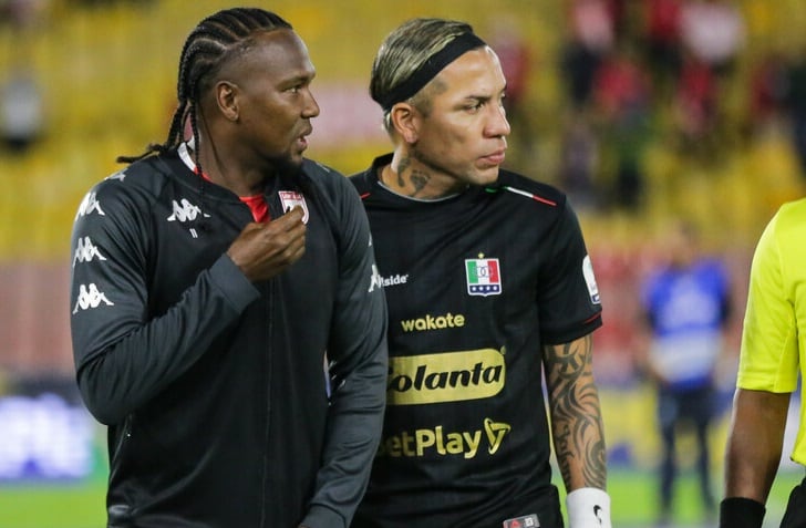 Hugo Rodallega y Dayro Moreno / Colprensa