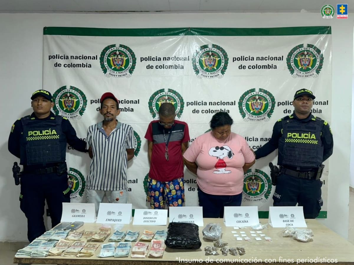 Cárcel para seis presuntos expendedores de estupefacientes capturados en operativos en Cartagena