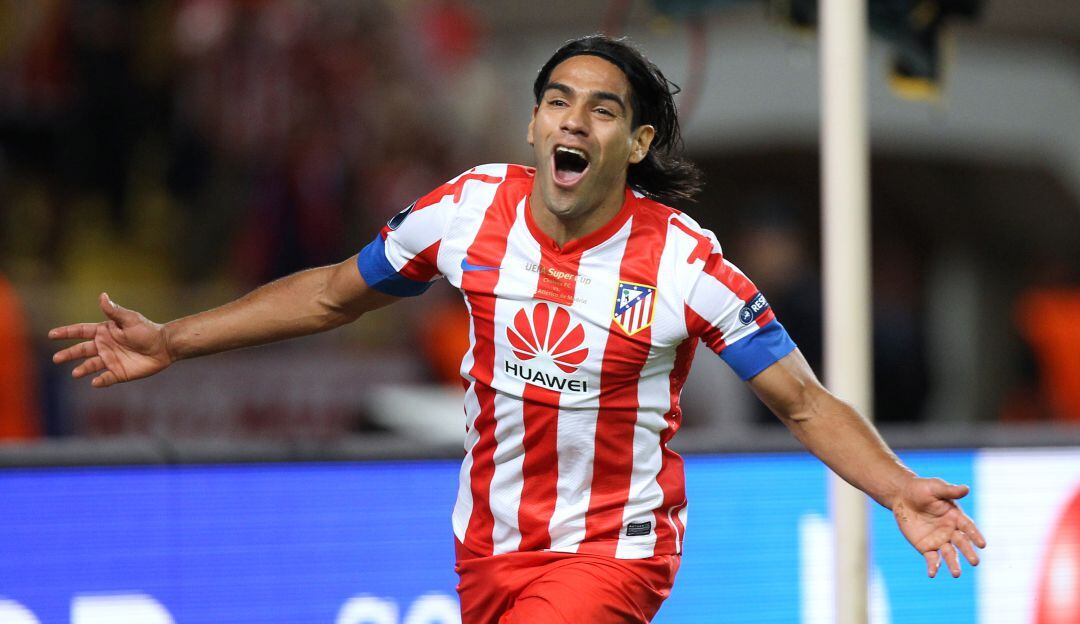 Falcao jugó en el Atlético Madrid entre las temporadas 2011-2012 y 2012-2013
