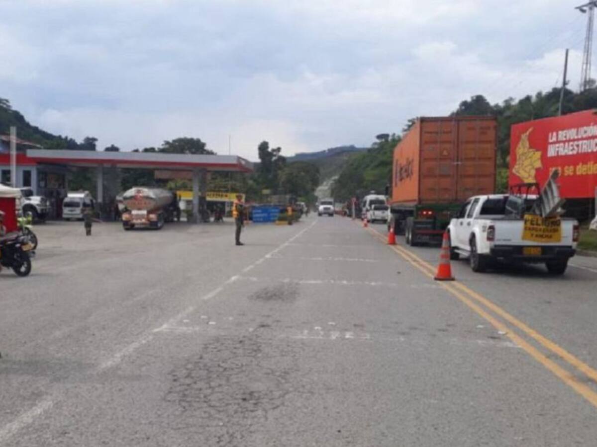 Continúa el cierre total en la vía Manizales – Medellín de lunes a viernes