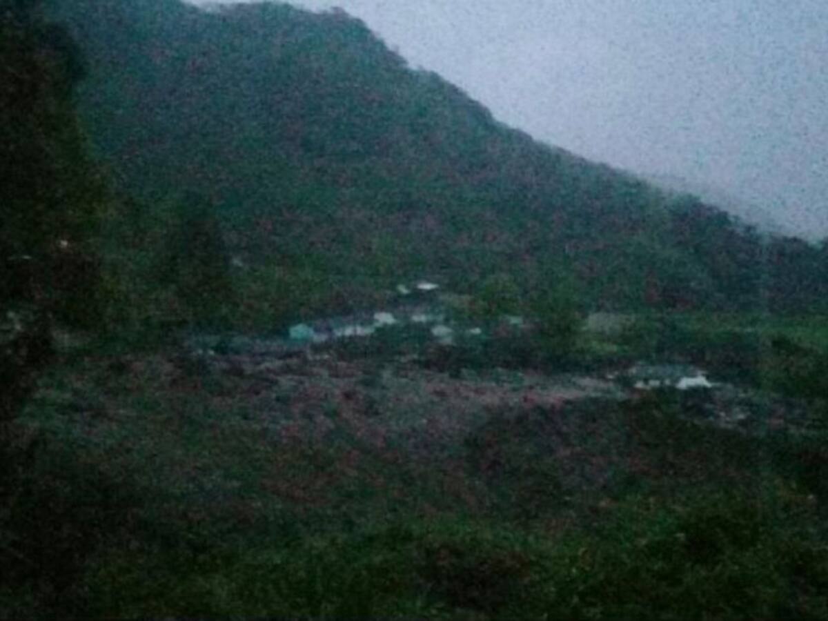 Se registró una avalancha en la vereda Bermejal de Riosucio, Caldas