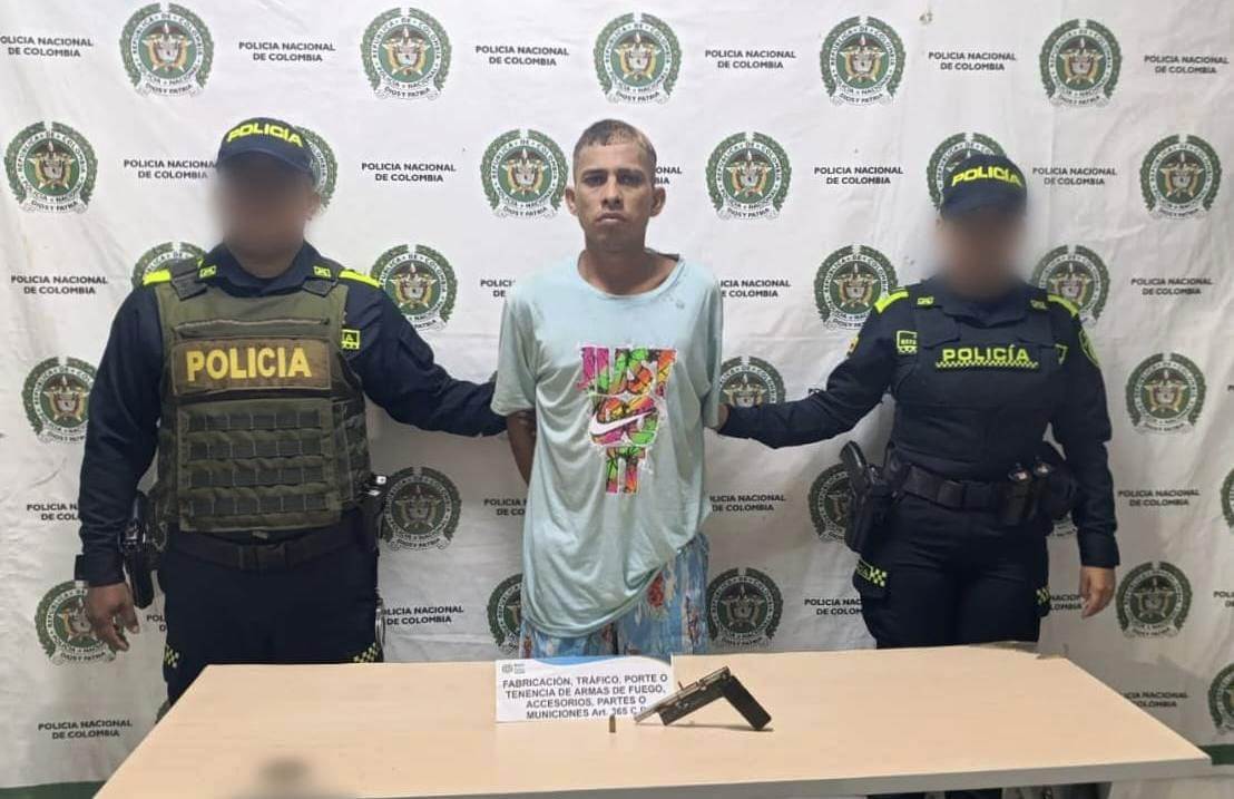 Este sujeto cayó en el barrio José María Córdoba en el marco del Plan Cazador