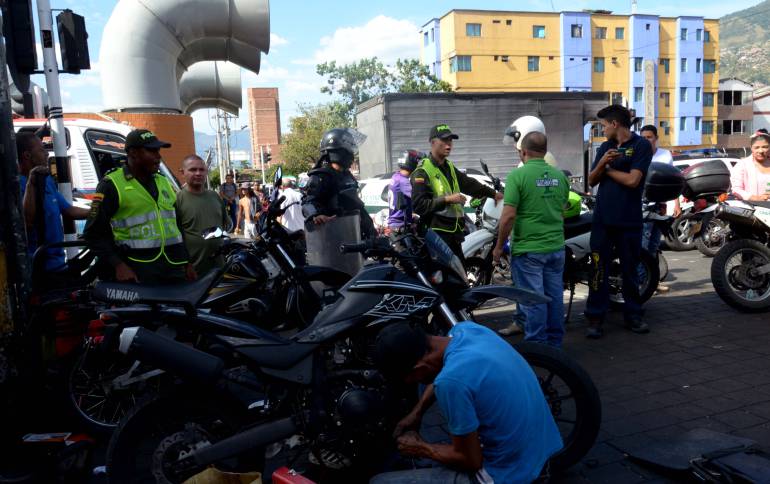 La policía intensifica operativos en algunos sectores de la ciudad.