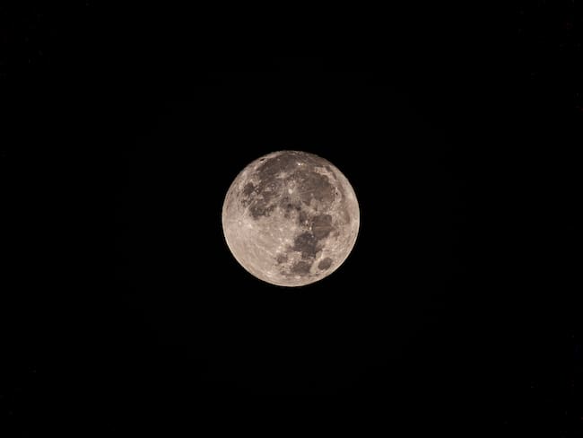 Superluna de septiembre de 2023. Foto: Getty Images.