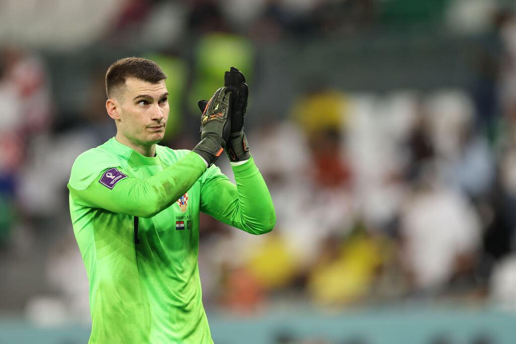 Dominik Livakovic, portero de Croacia / Getty Images