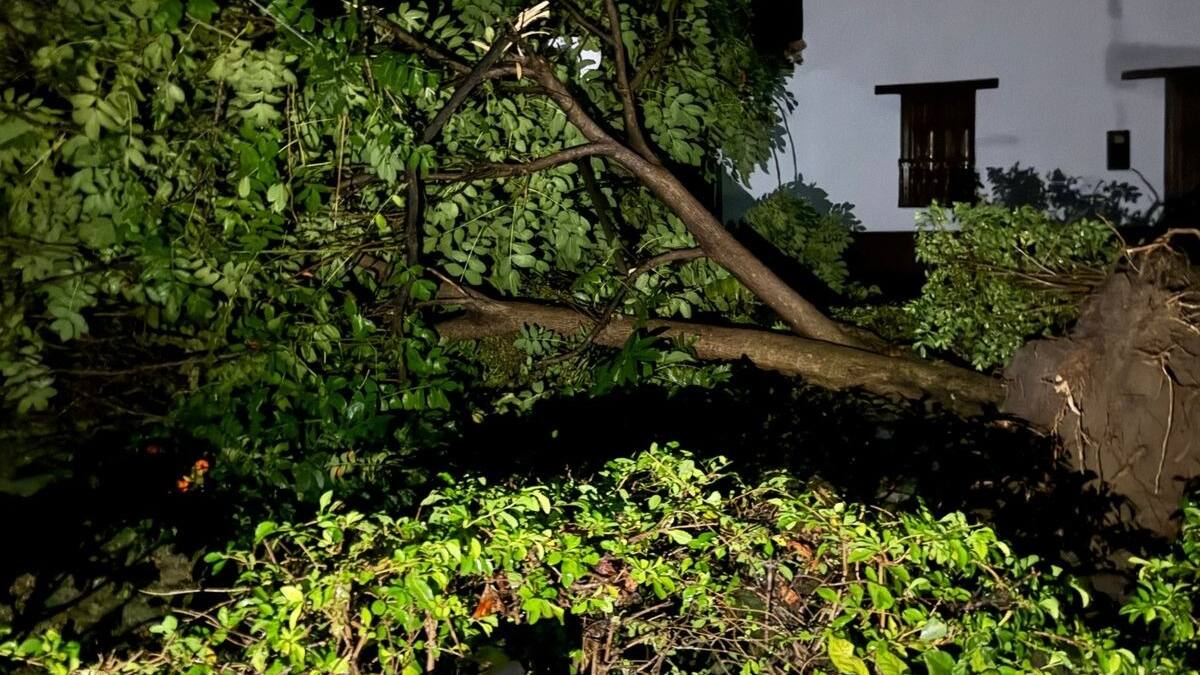 Un vendaval por poco acaba con el municipio de Cepitá