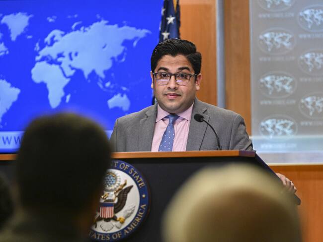 Vedant Patel, portavoz del Departamento de Estado de Estados Unidos. (Photo by Celal Gunes/Anadolu Agency via Getty Images)