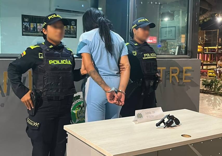 Capturaron a alias 'Mary'. // Policía Metropolitana de Cartagena
