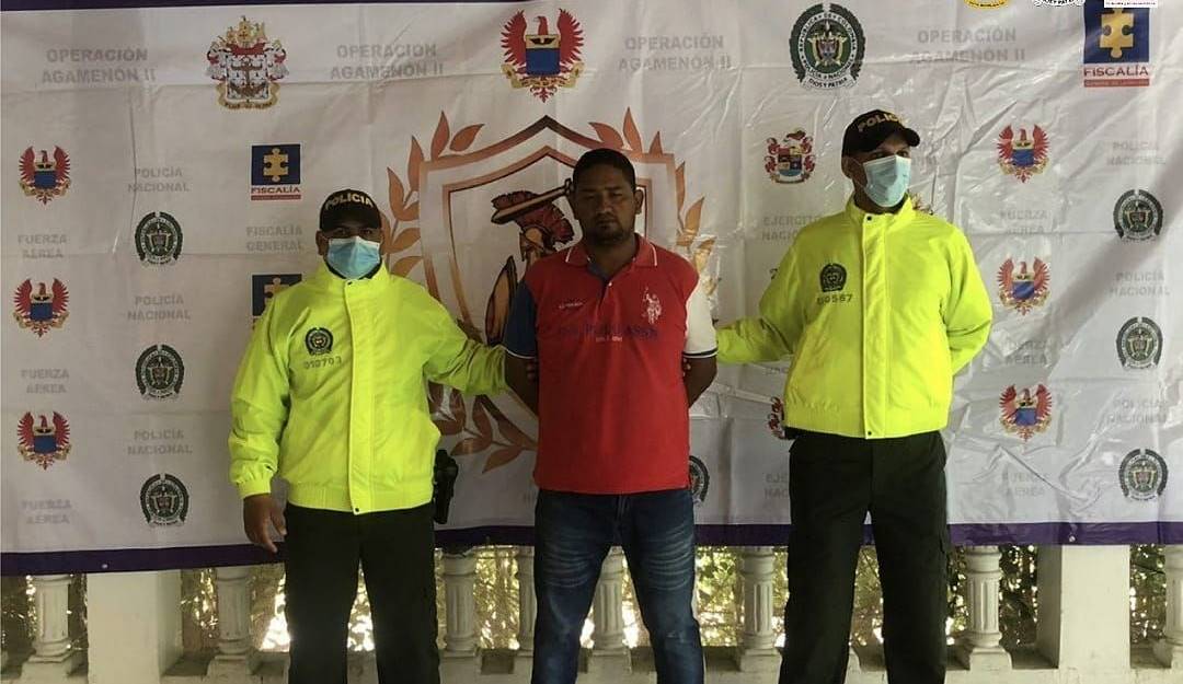 Alias 'Marlon', supuesto cabecilla principal de este grupo ilegal es uno de los detenidos / Fiscalía General de la Nación