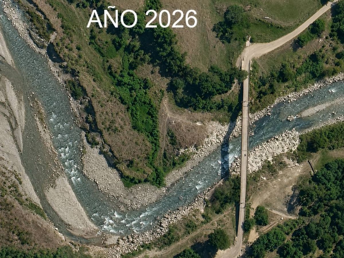 Concejal de Labranzagrande alerta por riesgo en el puente sobre el río Cravo Sur