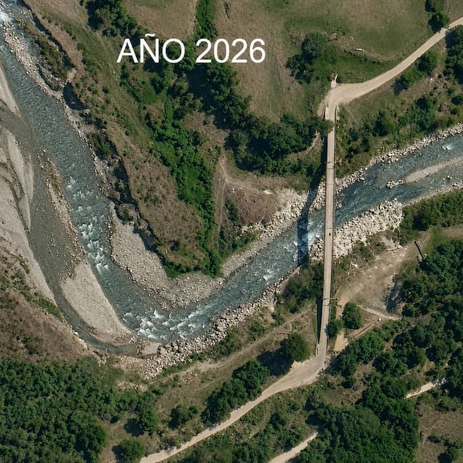 El puente constituye uno de los principales accesos al municipio y es fundamental para la movilidad de habitantes, transportadores y productores de la región.