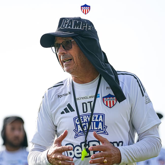 Alfredo Arias estalla contra el arbitraje, tras la sorpresiva eliminación de Junior en Copa Colombia / @JuniorClubSA