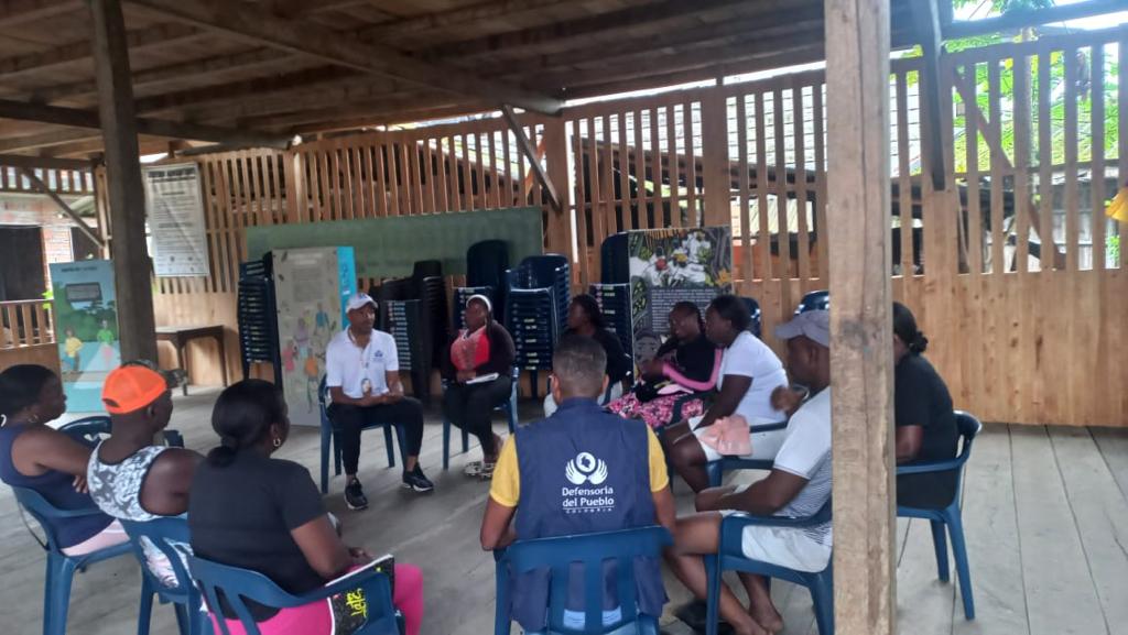 Verifican situación de derechos humanos por combates entre disidencias de las Farc. Cortesía Defensoría