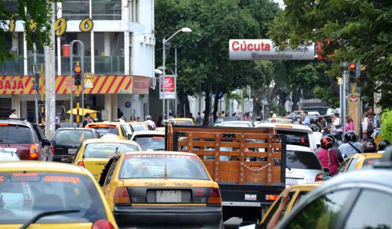 Entrada al centro de Cúcuta por la calle décima. / Foto: Archivo. 