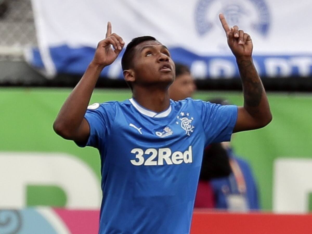 Alfredo Morelos anotó para el Rangers y llegó a 12 en la temporada