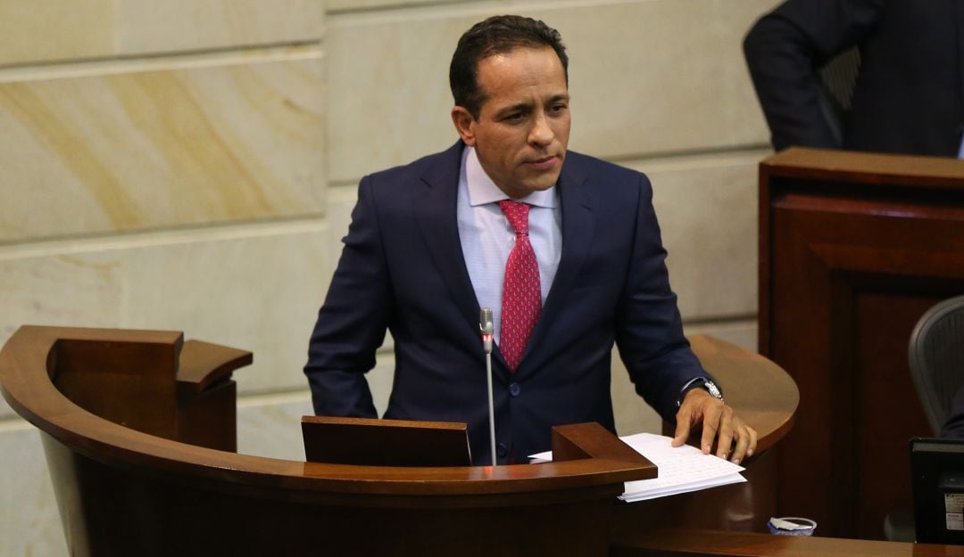 Senador Alexander López Maya, presidente saliente del Congreso de la República.