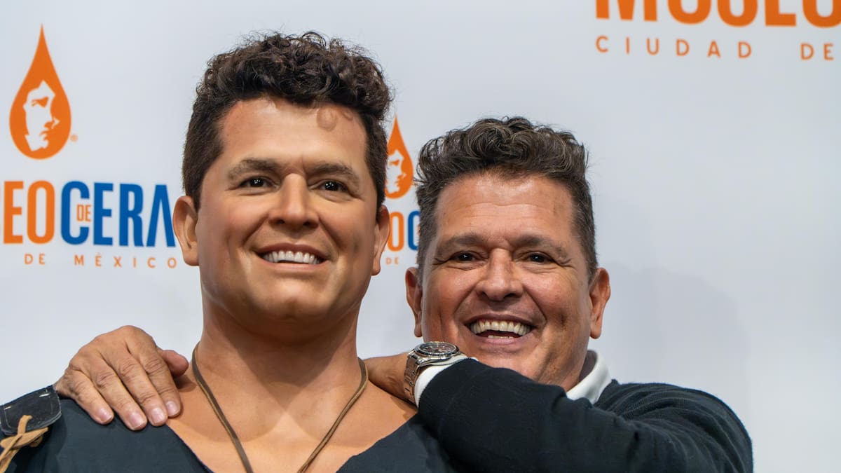 Carlos Vives fue inmortalizado con una figura en el museo de cera de la ciudad de México