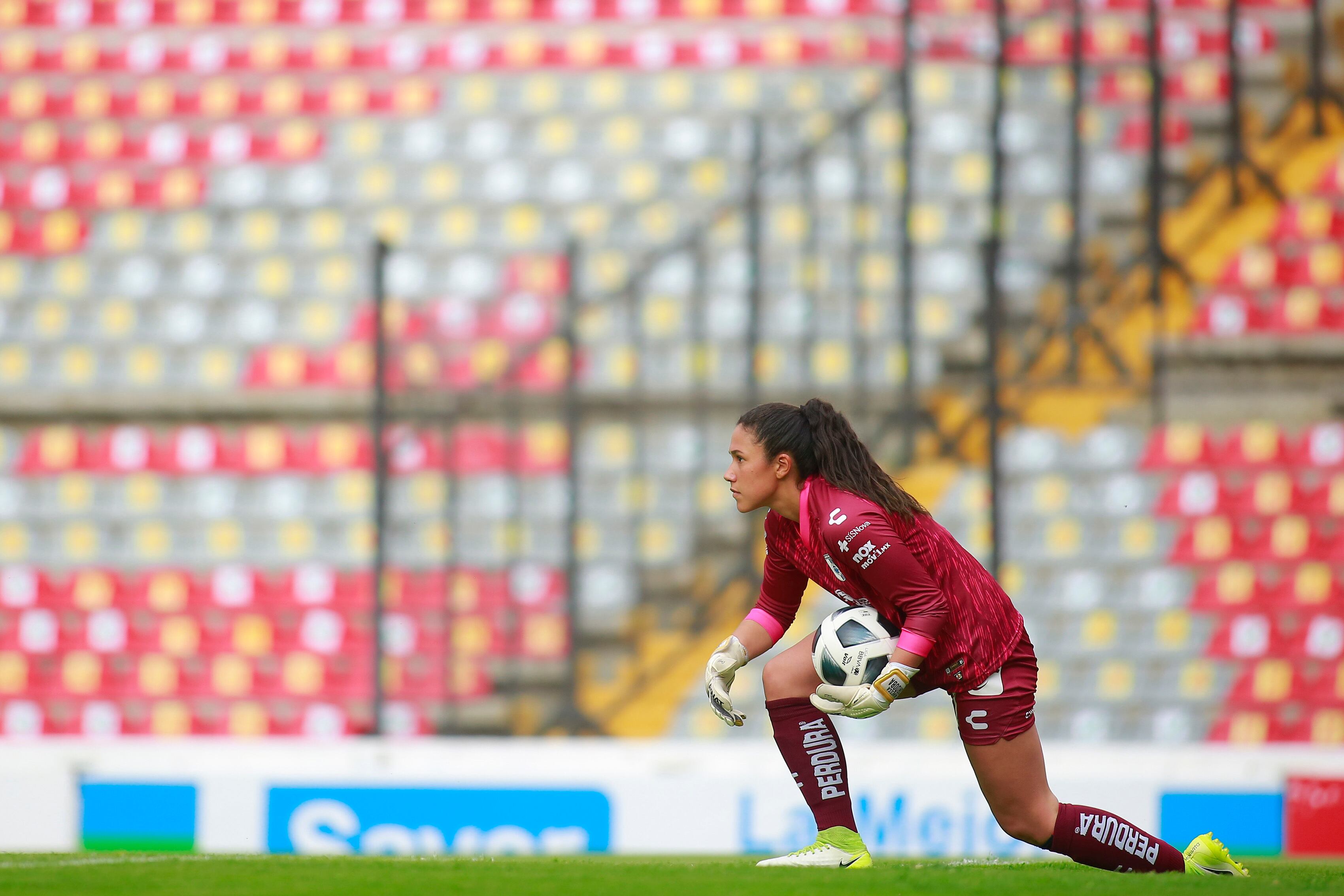 La futbolista colombiana Vanessa Cordoba, en Queretaro, Mexico. (Photo by Cesar Gomez/Jam Media/Getty Images)