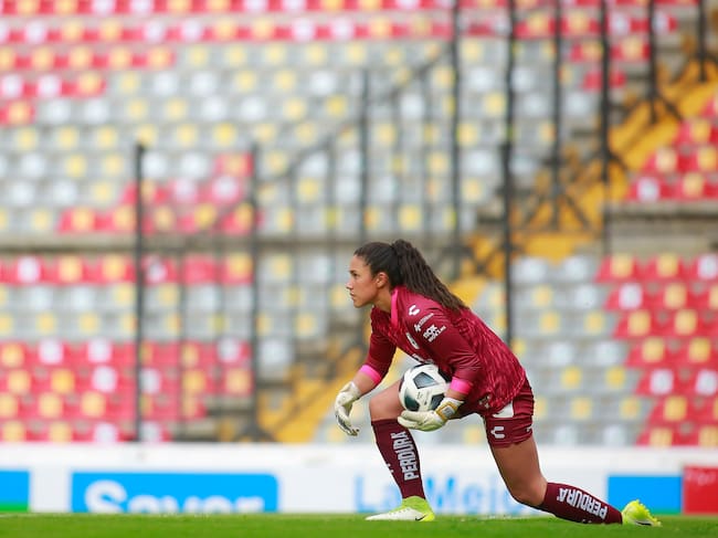 La futbolista colombiana Vanessa Cordoba, en Queretaro, Mexico. (Photo by Cesar Gomez/Jam Media/Getty Images)