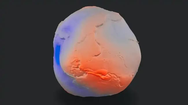 Imagen Geoide. NASA