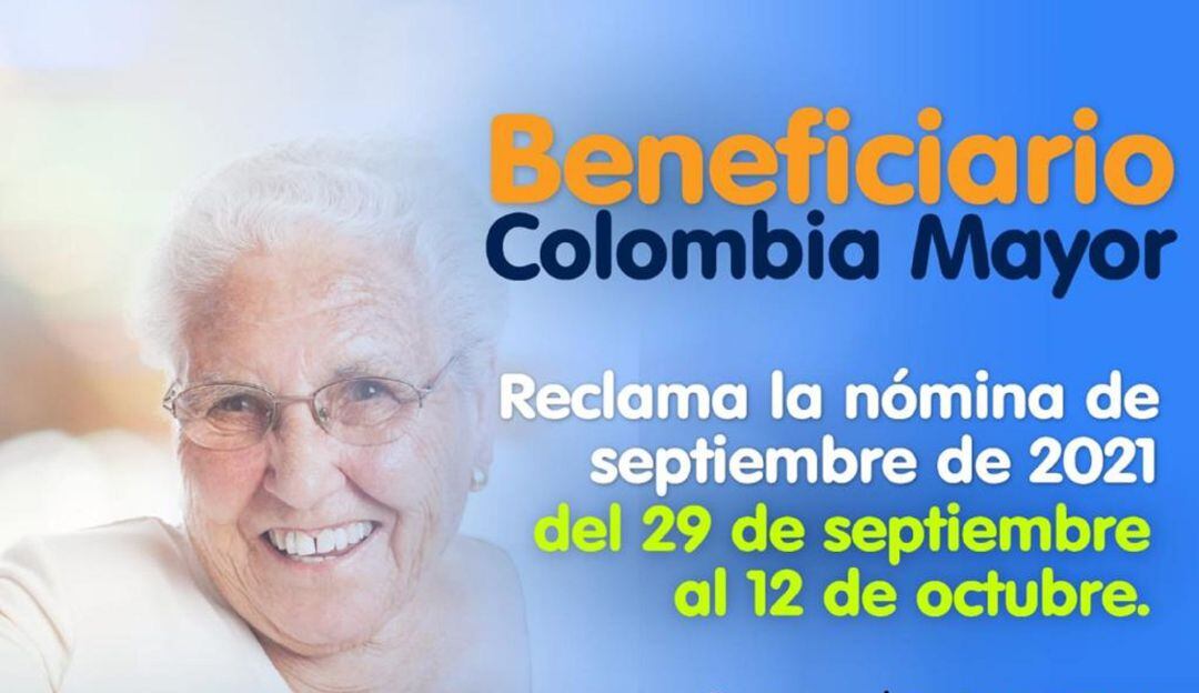 Subsidio de Colombia Mayor para octubre