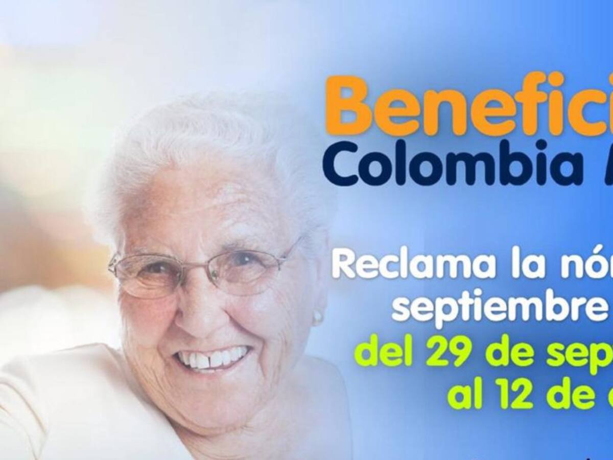 Hasta el 12 de octubre estará habilitada la nómina de Colombia Mayor