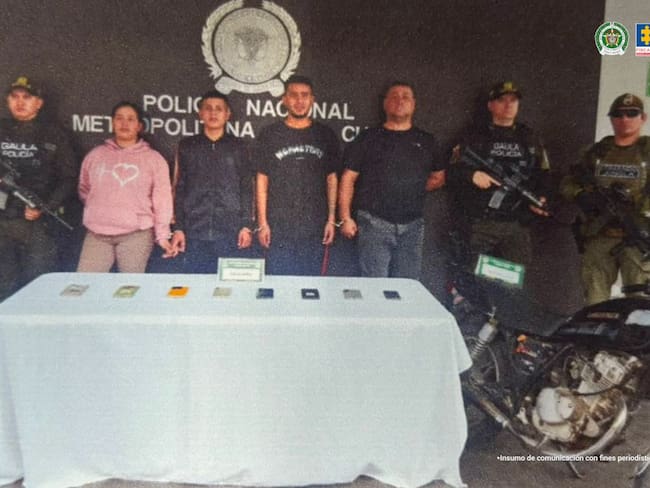 Judicializan presuntos integrantes del ELN, señalados de extorsionar a comerciantes Cenabastos. / Foto: Fiscalía.