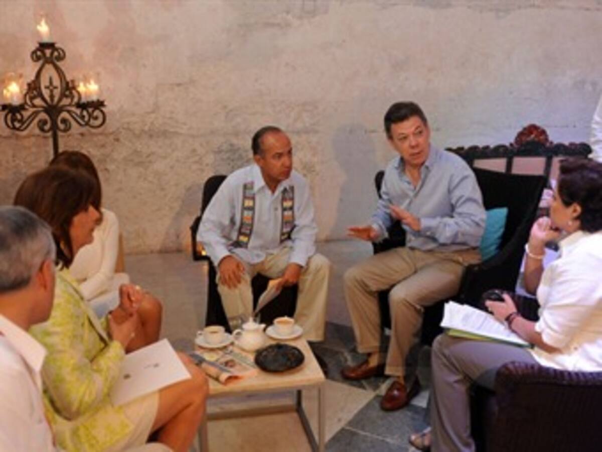 Presidentes de Centroamérica expusieron a Santos razones para replantear estrategia antidrogas