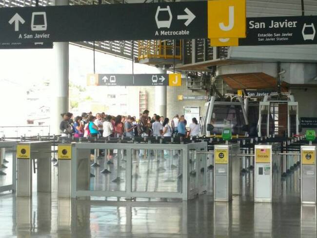 Está paralizada la Línea K del Metrocable de Medellín