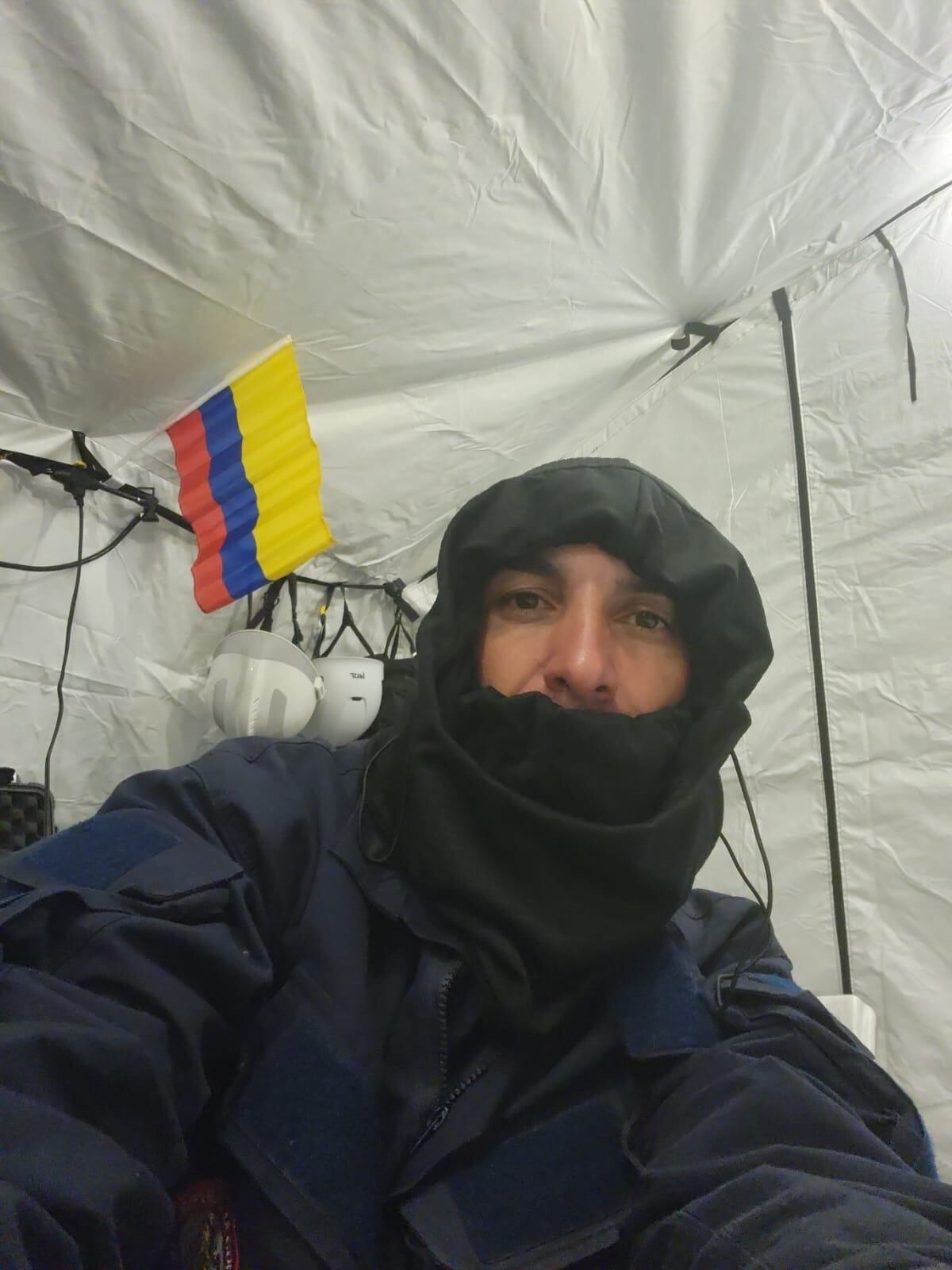 Cristian Marcel Cifuentes, voluntario de la Cruz Roja en Turquía / Cortesía: Cristian Marcel Cifuentes.