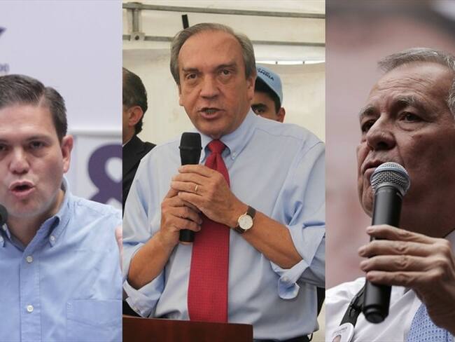 La búsqueda del Partido Conservador por un candidato presidencial se intensifica. En foto: Juan Carlos Pinzón, Luis Alfredo Ramos y Alejandro Ordóñez. Foto: Colprensa