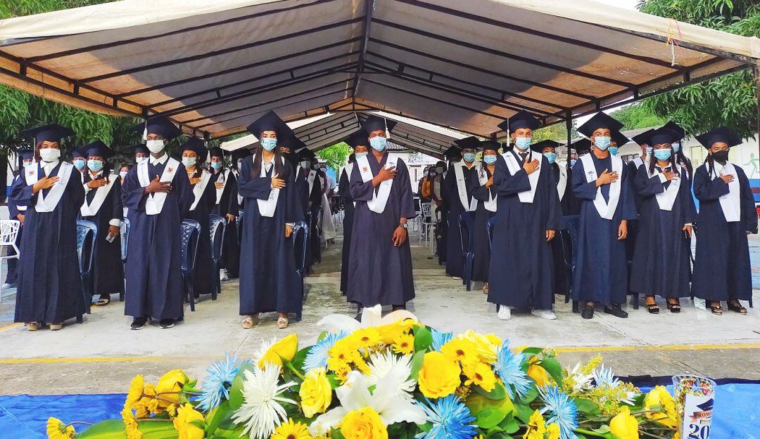 De los graduandos 44 hacen parte del Programa Jóvenes y Adultos y 16 por su alto desempeño académico y mejor ‘Prueba Saber’