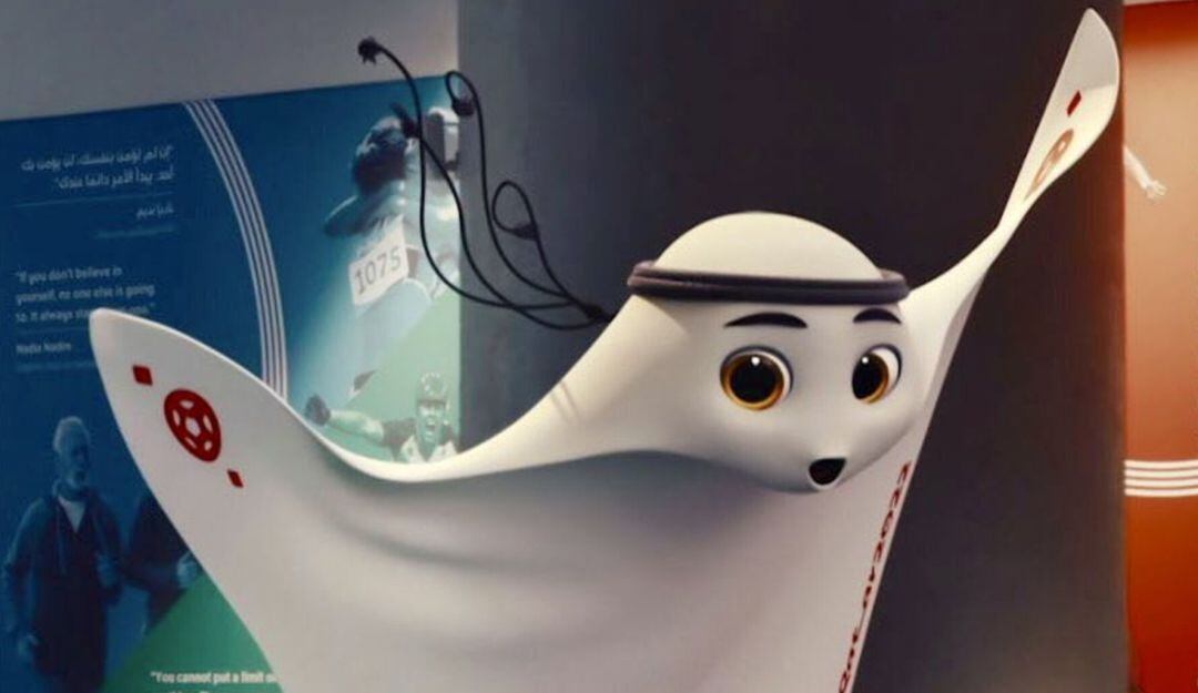 La'eeb, mascota oficial del Mundial de Qatar 2022