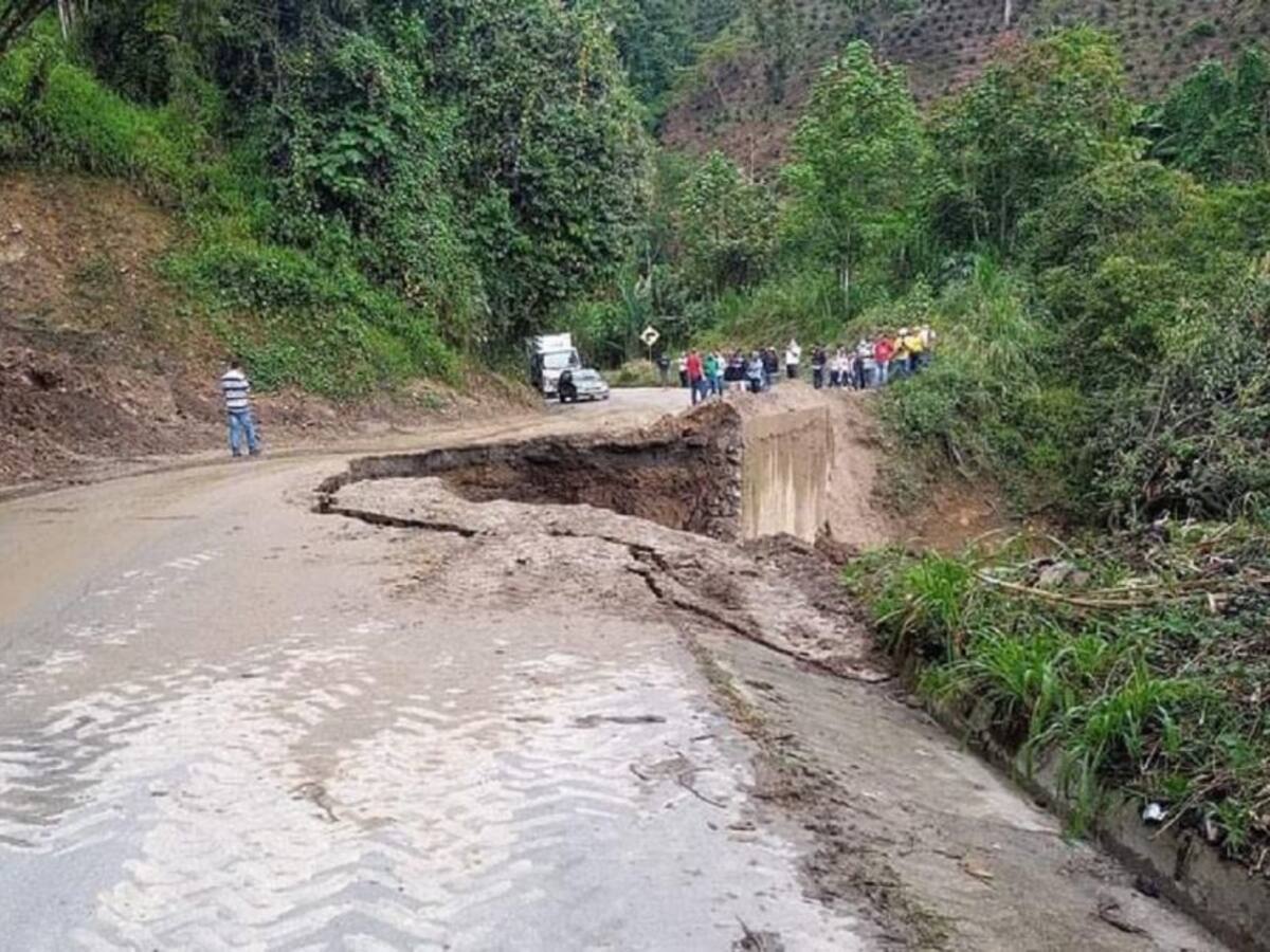 Varias emergencias por lluvias se han registrado en el norte de Caldas