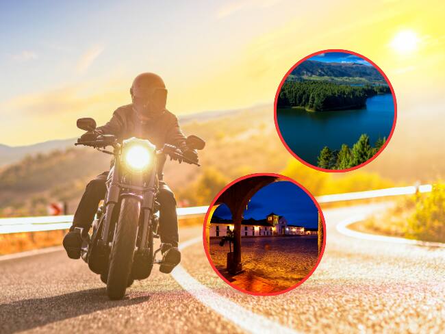 Moto por carreteras, Villa de Leyva, Embalse Neusa, imágenes de referencia (Getty Images).