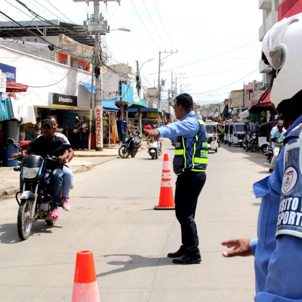 Alcaldía de Turbaco adelantó campaña de seguridad vial en Avenida Pastrana