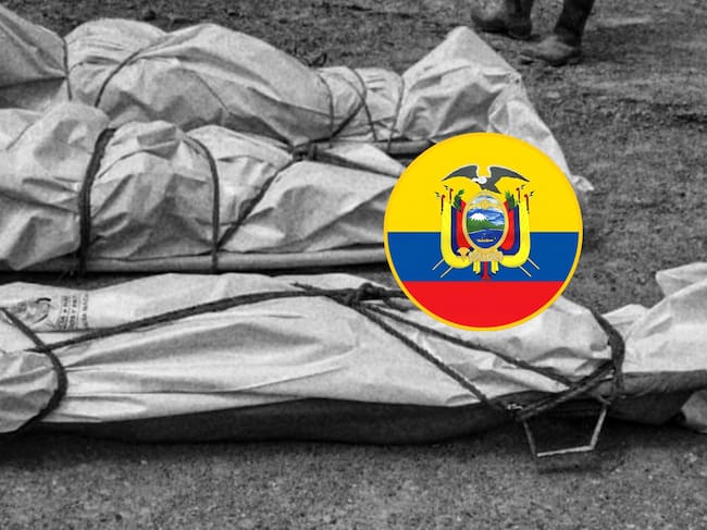 14 muertos asesinados en dos zonas costeras de Ecuador. Foto: Red de apoyo.