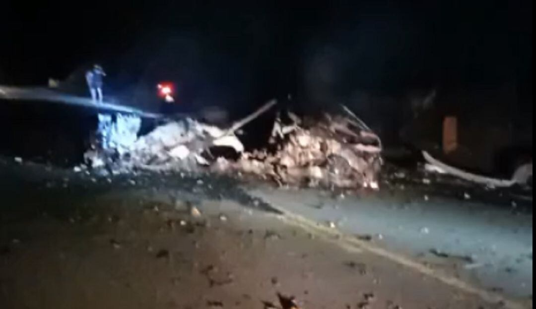 El automotor fue encontrado a dos kilómetros del casco urbano de Simití