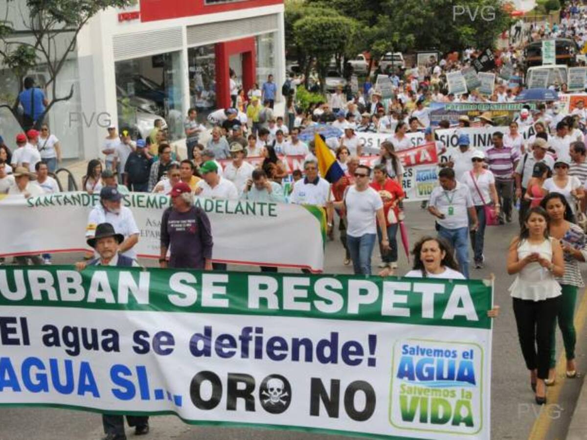 Luego de marcha del agua, recogerán firmas de rechazo a proyecto minero