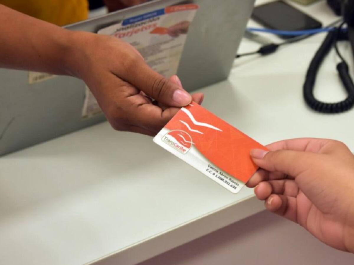 Habilitaron recargas en línea para usuarios de Transcaribe