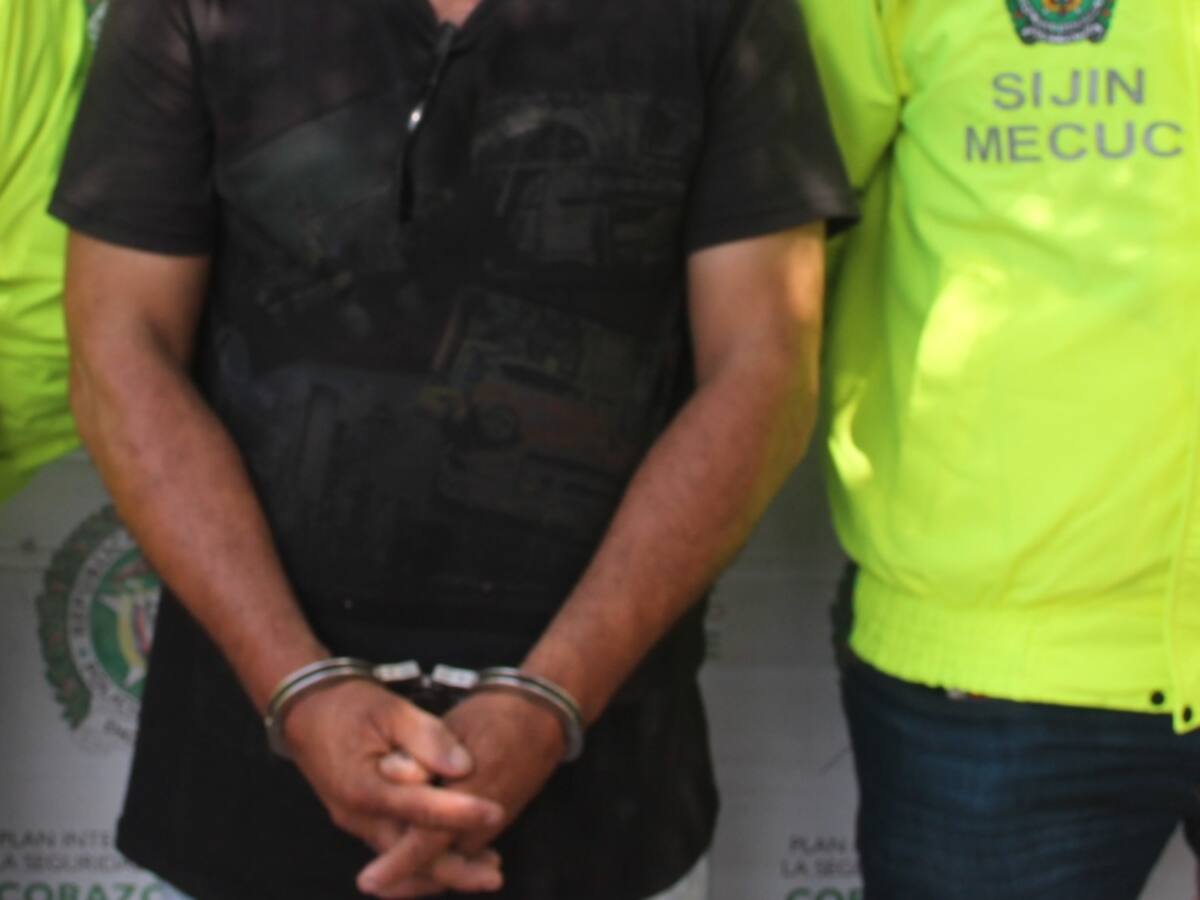 Dijin captura jefe de “Los Pelusos” en Norte de Santander