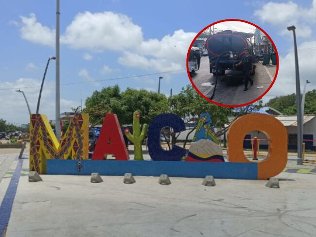 Medidas por bloqueo en planta de agua en Maicao, La Guajira./ Fotos: Caracol Radio (principal) y Aguas de la Península